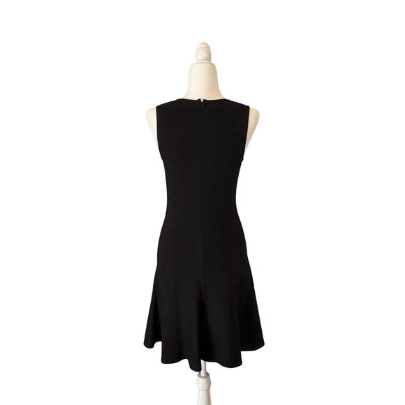 Theory Ponte Knit Essential Fit & Flare Dress Women's 4 | Black | EUC - Picture 4 of 10